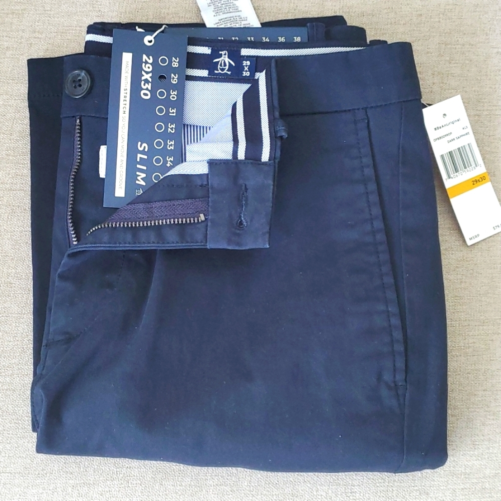 Penguin Men's Slim-Fit Chinos (29W30L)